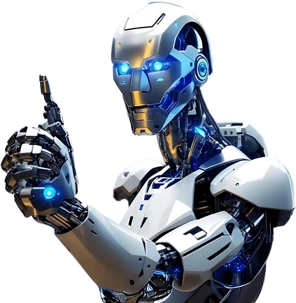 4ga Labs Main AI Robot Pointing